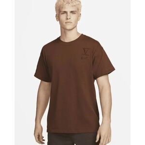 Nike T-shirt maglia maglietta UOMO Marrone Retro ss Tee SNKRS Cotone