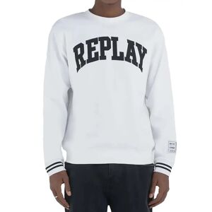 Replay Felpa Uomo Colore Bianco BIANCO S