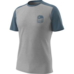 Dynafit Transalper Light - T-shirt - uomo Grey/Light Blue/Light Blue L