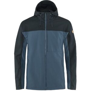 Fjällräven Abisko Midsummer - giacca hardshell con cappuccio - uomo Blue/Dark Blue M