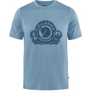 Fjällräven Abisko Wool Classic SS - T-shirt - uomo Light Blue M