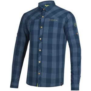 La Sportiva Andes LS M - camicia a maniche lunghe - uomo Blue/Yellow M