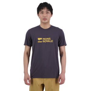 Mons Royale Icon Merino Air-Con - T-shirt - uomo Grey/Yellow XL