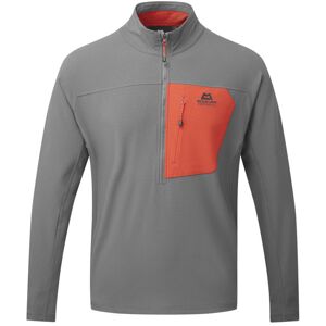 Mountain Equipment Arrow 1/4 Zip - felpa - uomo Dark Grey/Red M