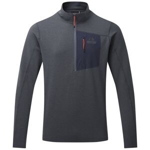 Mountain Equipment Lumiko Zip T - felpa in pile - uomo Dark Grey/Blue S