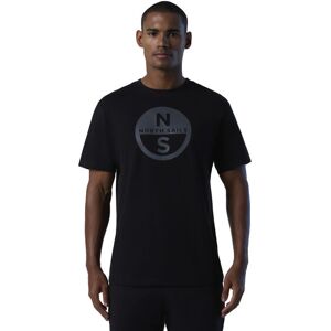 North Sails SS W/Graphic - T-shirt - uomo Black 2XL