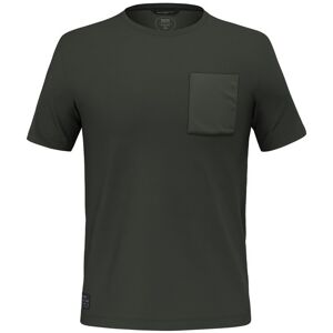 Salewa Fanes Secret Art Merino M - T-shirt - uomo Dark Green 46