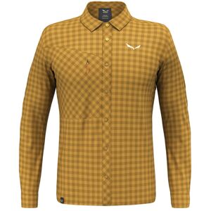 Salewa Puez Dry M L/S - camicia maniche lunghe - uomo Dark Yellow/Orange 48