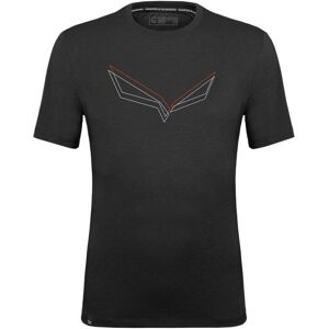 Salewa Pure Eagle Frame Dry M - T-shirt- uomo Black 46