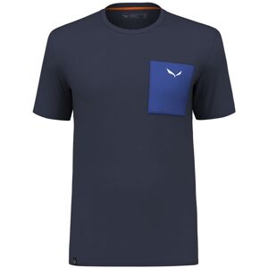 Salewa Pure Logo Pocket Am - T-shirt trekking - uomo Dark Blue/Light Blue 50