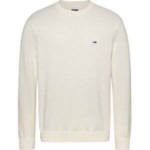 Tommy Jeans Slim Essential C-Neck - maglione - uomo White L