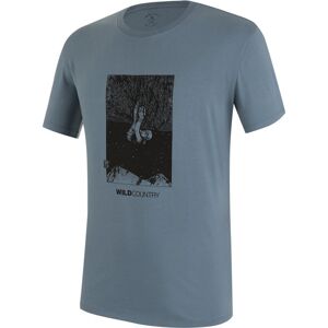Wild Country Flow M - T-shirt arrampicata - uomo Light Blue/Black M