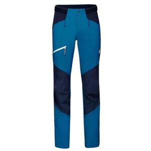 Mammut Pantaloni taiss so pants men, pantaloni soft shell 48 deep ice-marine