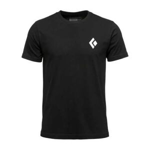 Black Diamond Intimo / t-shirt equipmnt for alpinist, maglietta logo bd black l