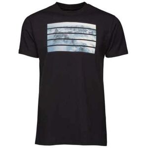 Black Diamond Intimo / t-shirt aerial view tee black, maglietta uomo black s