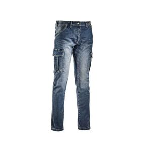 Diadora Pantalone Jeans Blu W. L Cargo Stone