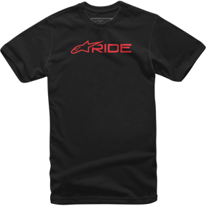 Alpinestars T-Shirt  Ride 3.0 Nero-Rosso