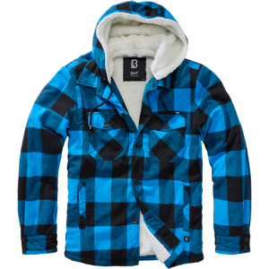 Brandit Giacca  Lumber Hooded Nero-Blu