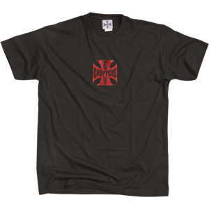 West Coast Choppers T-Shirt  OG Classic Nero-Rosso