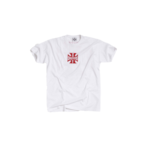 West Coast Choppers T-Shirt  OG Classic Bianco-Rosso