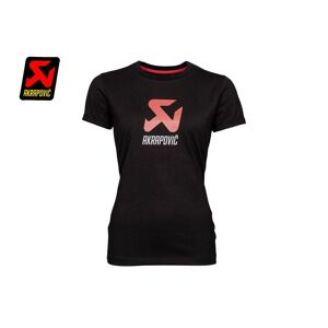 T-Shirt Donna Nera Ufficiale Akrapovic