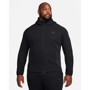 Nike Felpa con zip e cappuccio Sportswear Tech Fleece Nero Uomo FB7921-010 XS