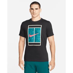 Nike Maglietta da tennis Court Nero Uomo FJ1502-010 L