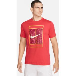 Nike Maglietta da tennis Court Rosso Uomo FJ1502-631 XL