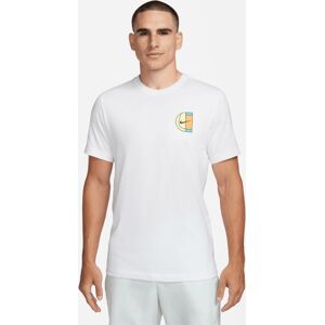 Nike Maglietta da tennis Court Bianco Uomo FN0787-100 L