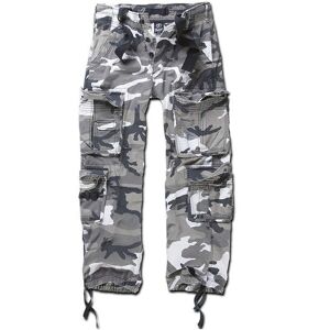 Brandit Uomo Vintage Puro Cotone Paintball Pantaloni Combat Pant Urban Camouflag