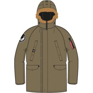 Alpha N3b Airborne Giacca Verde Marrone 3xl