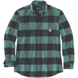 Camicia Carhartt Peso Medio Flanella L/s Camicia A Quadri Verde Ardesia