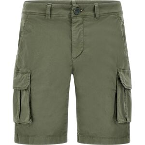 Freddy Pantaloncini modello cargo con tasche laterali Verde Militare Uomo Xx Large