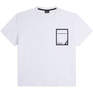 Freddy T-shirt girocollo da uomo in tessuto a nido d'ape Bianco Uomo Small