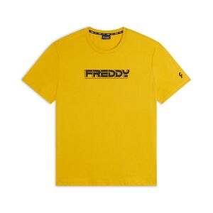 Freddy T-Shirt Manica Corta Giallo Uomo Xx Large