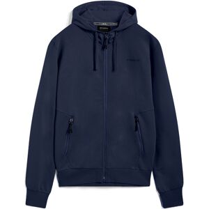 Freddy Felpa da uomo in cotone con cappuccio e chiusura full zip Blu Uomo Small