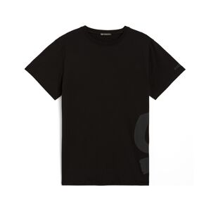 Freddy T-shirt da uomo con maxi logo in tono colore sul fianco Nero Uomo Medium