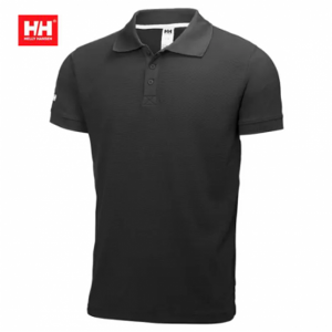 Helly Hansen Polo Crewline nera manica corta in tactel M