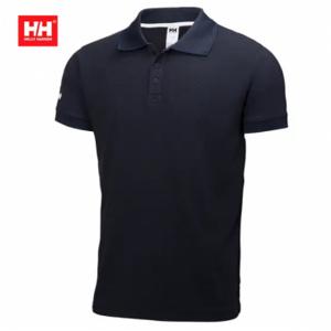 Helly Hansen Polo Crewline blu manica corta in tactel XL