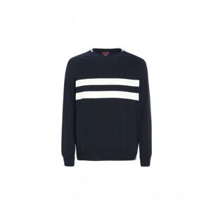 Slam Maglioncino girocollo Boann navy white L