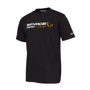 Savage Gear Maglia Signature Logo T-Shirts BLACK INK XXL