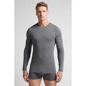 Intimissimi Maglia Manica Lunga in Cotone Superior Elasticizzato Uomo Grigio Scuro Taglia L