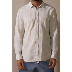 Intimissimi Camicia in Lino e Cotone Uomo Naturale Taglia L