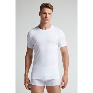 Intimissimi T-shirt in Cotone Superior Elasticizzato Uomo Bianco Taglia XXL