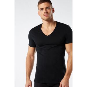 Intimissimi T-Shirt Scollo V in Cotone Superior Extrafine Uomo Nero Taglia XXL