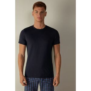 Intimissimi T-Shirt in Cotone Superior Uomo Blu Taglia XL