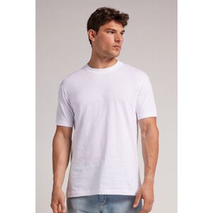 Intimissimi T-shirt Muscle Fit in Cotone Uomo Bianco Taglia M