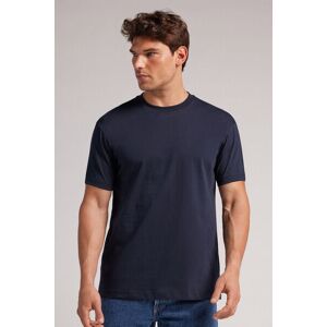 Intimissimi T-shirt Muscle Fit in Cotone Uomo Blu Taglia XXL