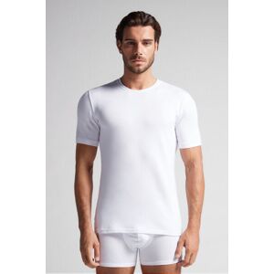 Intimissimi T-shirt in Modal Cashmere Uomo Bianco Taglia M