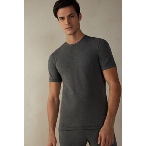 Intimissimi T-shirt in Modal Cashmere Uomo Grigio Scuro Taglia L